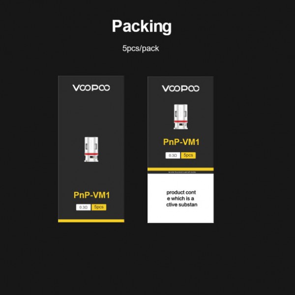 VooPoo PNP Replacement Coil - (Pack of 5)