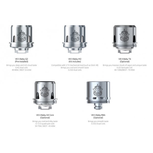 Smok TFV8 X-Baby Replacement Coils (Pack of 3)