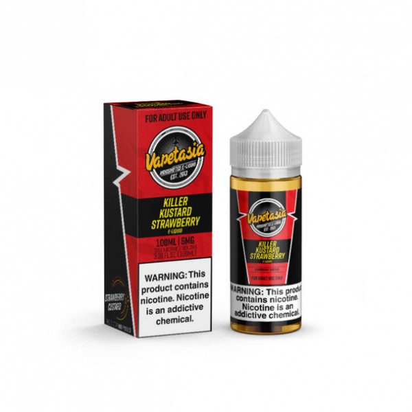 Strawberry Killer Kustard E-Liquid 100ml by Vapetasia E-Juice