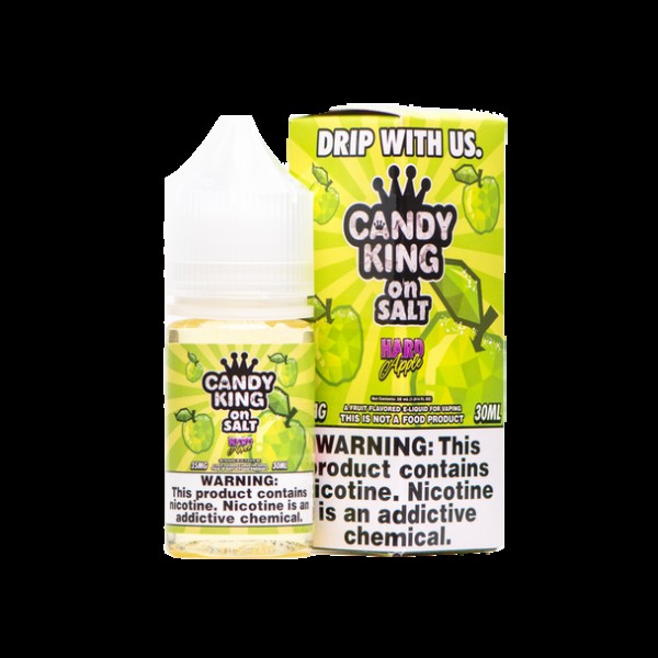 Hard Apple Salt E-Liquid 30ml by Candy King on Salt E-Juice