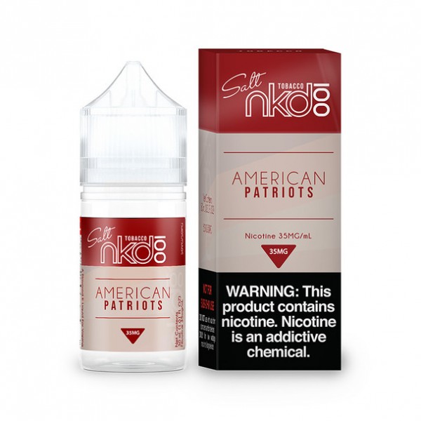 American Patriots E-Juice by NKD100 Salt E-Liquid 30ML