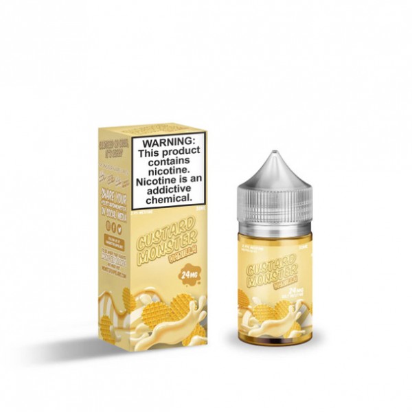 Custard Monster Vanilla Custard Salt 30ml E-Juice by Jam Monster