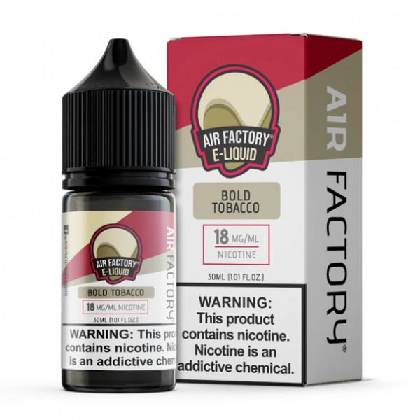 Air Factory Salt Bold Tobacco 30ml E-Juice