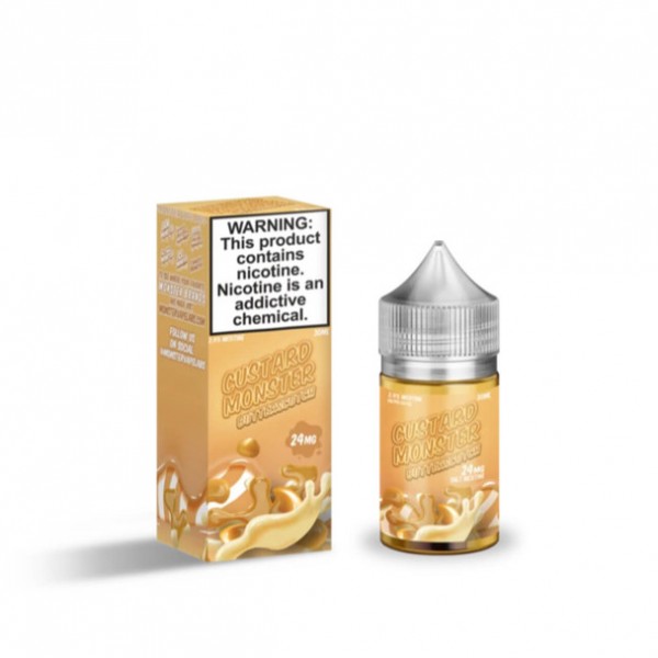 BUTTERSCOTCH CUSTARD (Nic Salt) 30ml E-Juice by Custard Monster