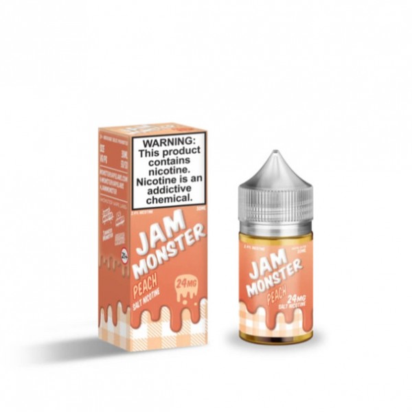 Peach Salt 30ml E-Juice By Jam Monster