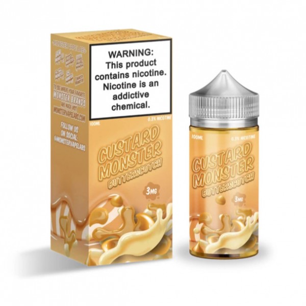 BUTTERSCOTCH CUSTARD 100ml E-Juice by Custard Monster