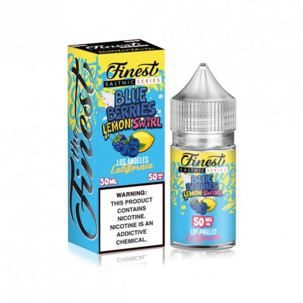 The Finest SaltNic Series Blue Berries Lemon Swirl 30ml E-Liquid