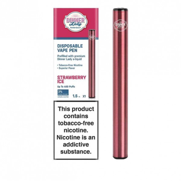 Dinner Lady Strawberry Ice Disposable Vape Pen