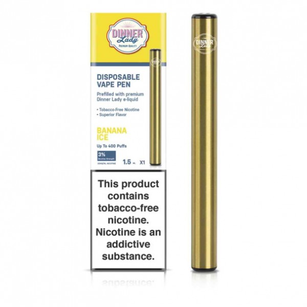 Dinner Lady Banana Ice Disposable Vape Pen