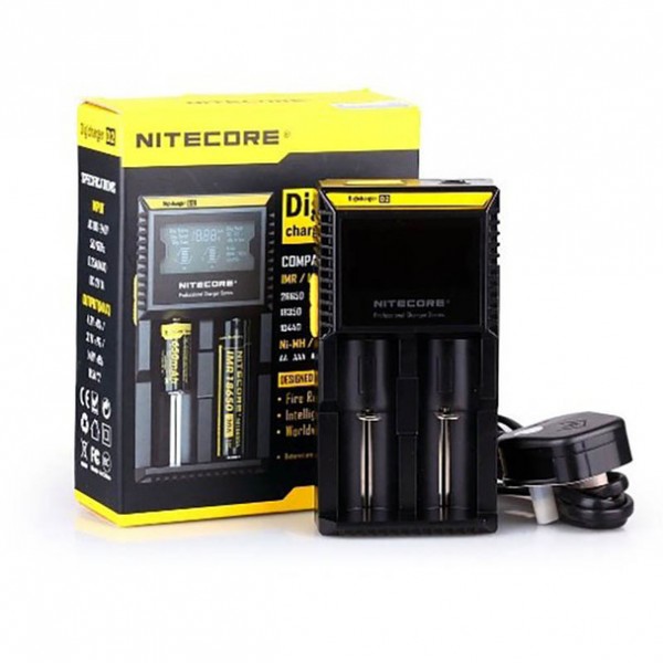 NiteCore D2 Battery Charger - 2 Bay