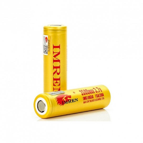 Imren 18650 3500mAh 30A IMR Battery (Pack of 2)
