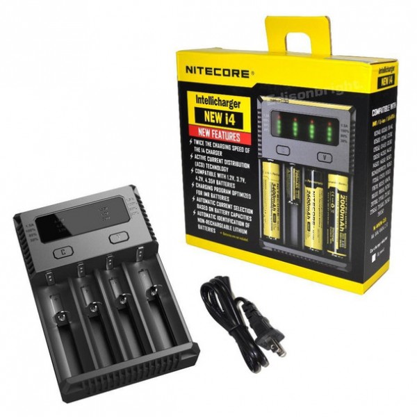 NiteCore i4 IntelliCharger Battery Charger - 4 Bay