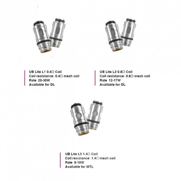 LostVape Ultra Boost Lite/ UB Lite Replacement Coil (Pack of 5)