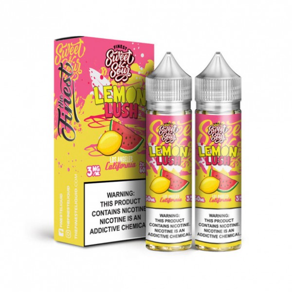 The Finest Sweet & Sour Lemon Lush 2 x 60ml E-Liquid