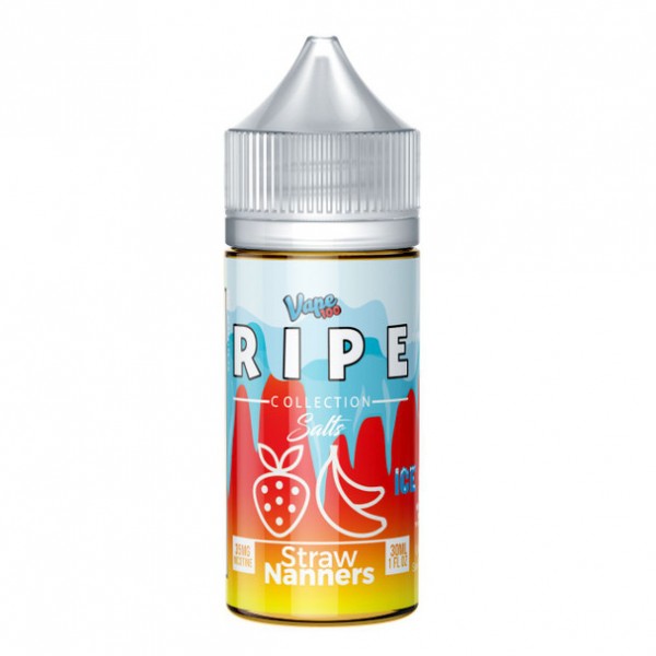 Ripe Ice Salts Collection Straw Nanners 30ml E-Liquid