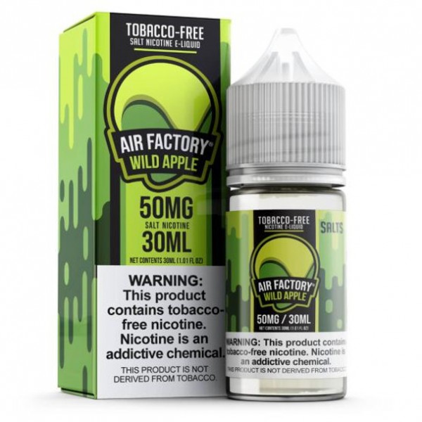 Air Factory Salts Wild Apple Tobacco Free Nicotine 30ml E-Juice