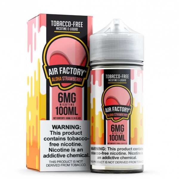 Air Factory Aloha Strawberry Tobacco Free Nicotine 100ml E-Juice