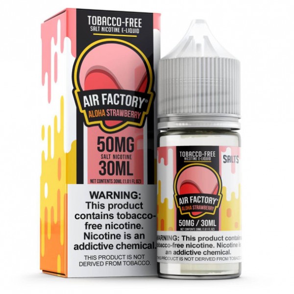 Air Factory Salts Aloha Strawberry Tobacco Free Nicotine 30ml E-Juice