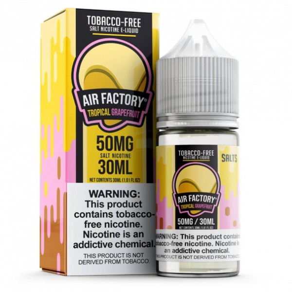 Air Factory Salts Tropical Grapefruit Tobacco Free Nicotine 30ml E-Juice